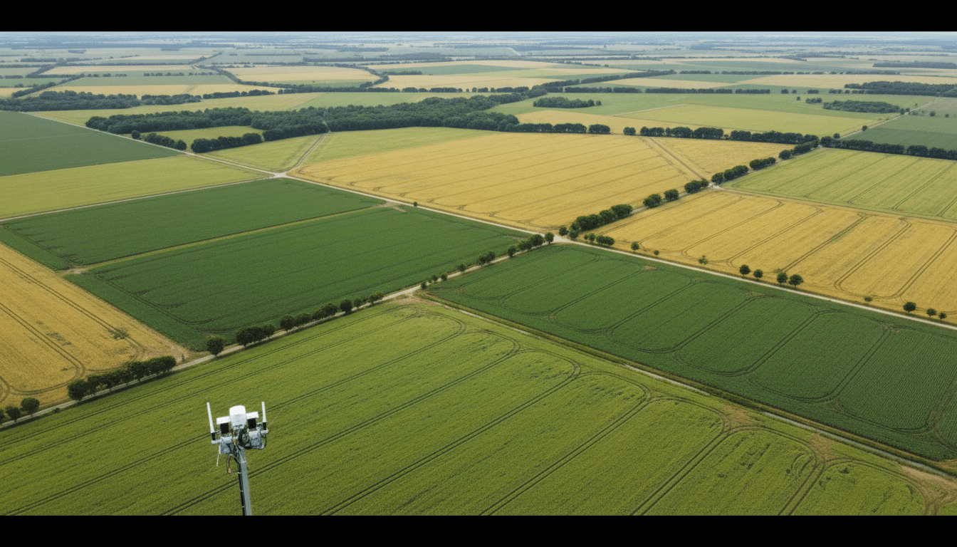 Inspección aérea de infraestructuras agrícolas