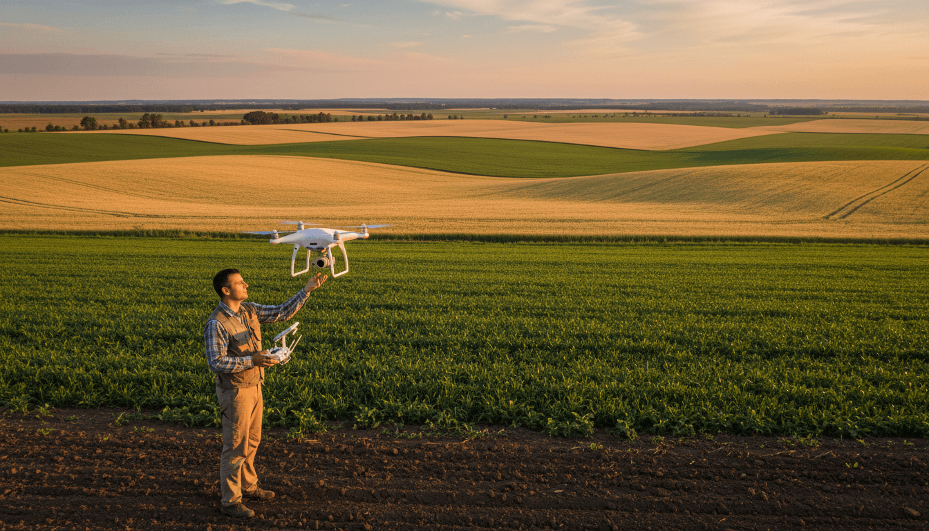 Aplicación de bioestimulantes desde el aire